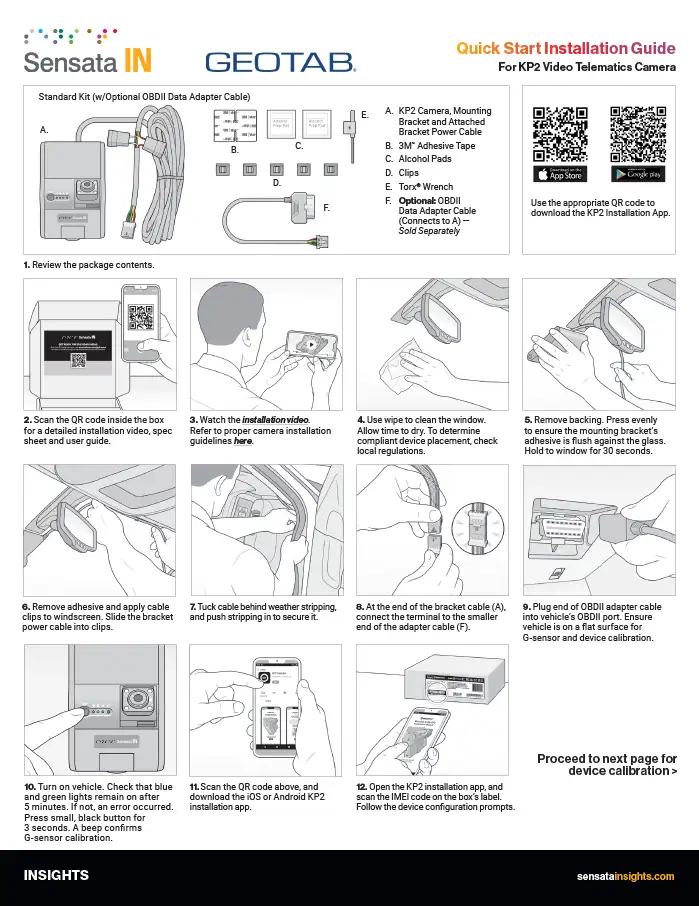 KP2 quick start guide